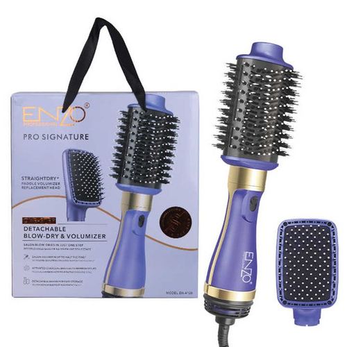 brosse Sèche-cheveux électrique 2 en 1 en une étape